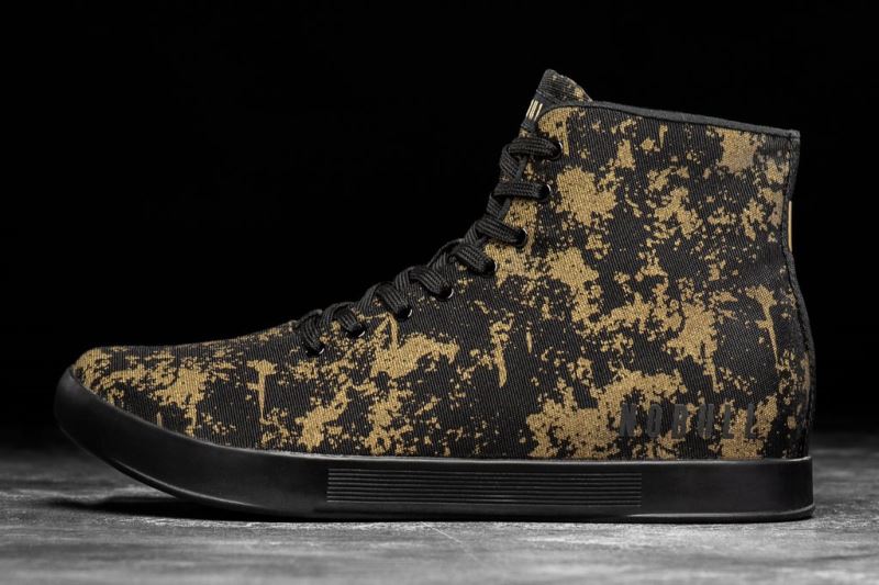 Black Gold Women's Nobull High-Top Pride Canvas Trainers | GINKPR-052