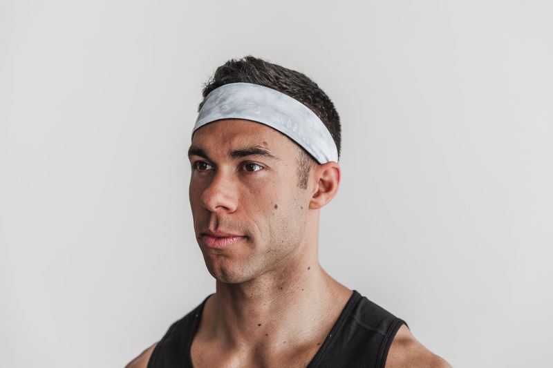 Black Men's Nobull 2" Tie-Dye Headbands | SIPHKN-839