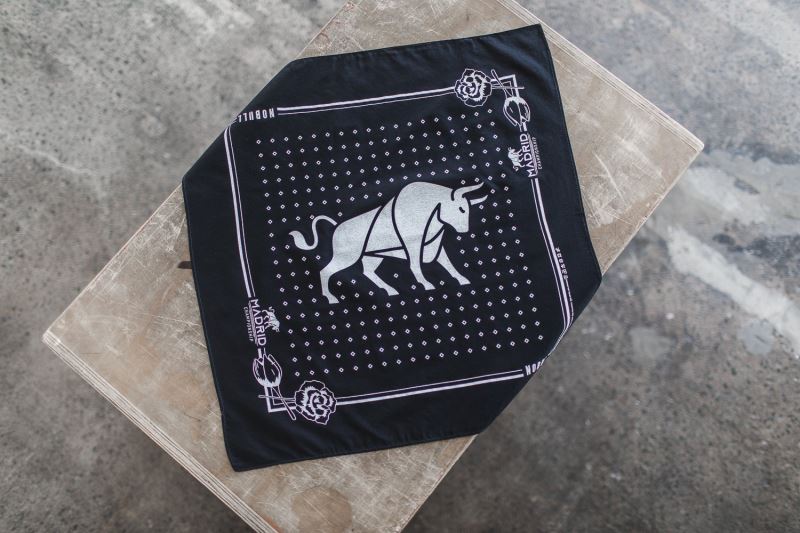 Black Men's Nobull Bandana Scarves | QZDLAI-341