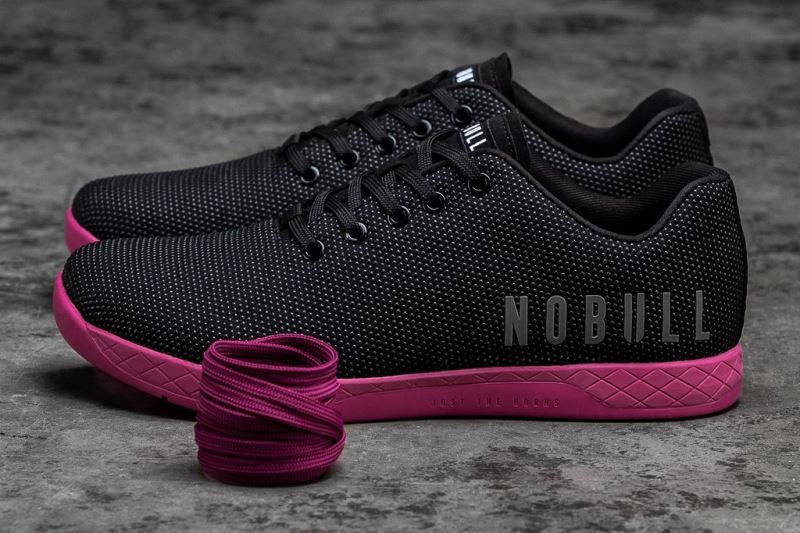 Black Men's Nobull Berry Trainers | ICKGJD-182