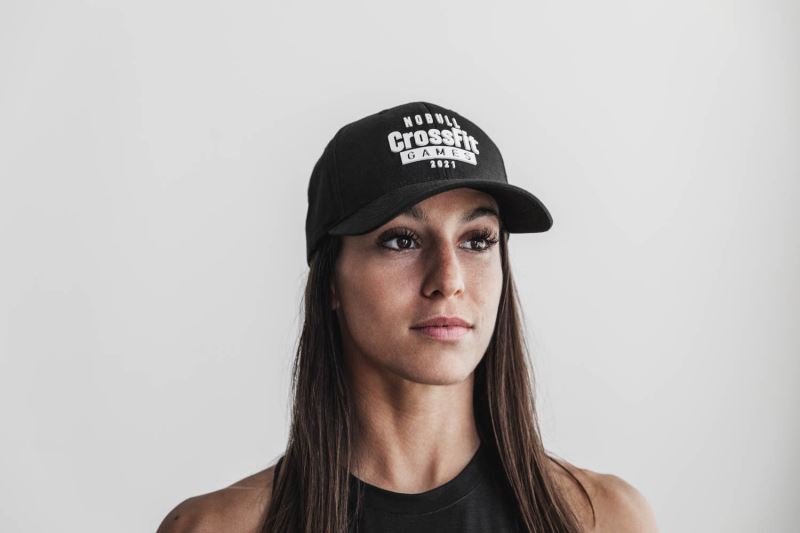 Black Men's Nobull Crossfit Games 2021 Classic Hats | TGOZNA-437