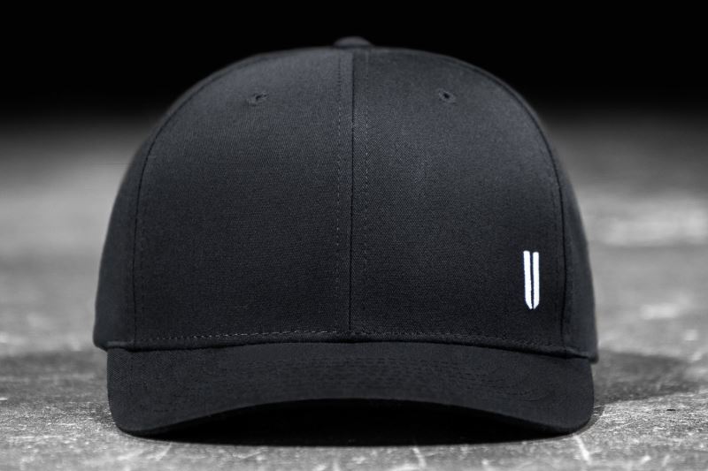 Black Men's Nobull Horns Classic Hats | VQBCZI-865