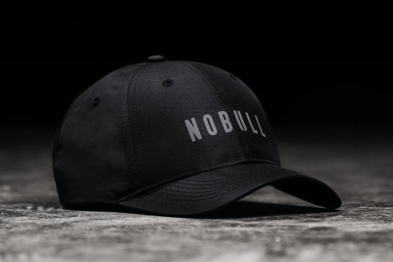 Black Men's Nobull Performance Hats | NLSEJQ-251