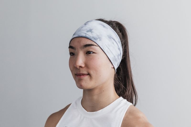 Black Women's Nobull 4" Tie-Dye Headbands | VMWBZA-496