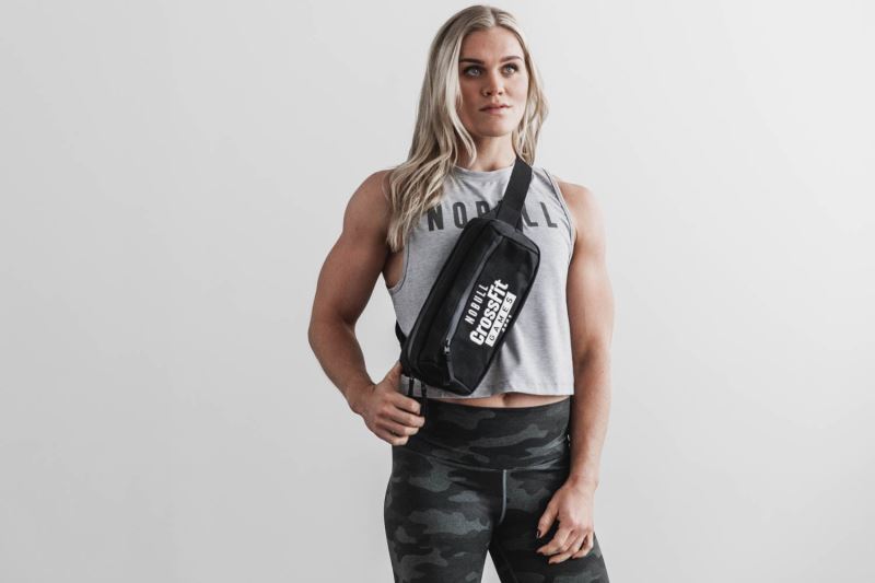 Black Women's Nobull Crossfit Games 2021 Crossbody Bags | JSAZBN-258