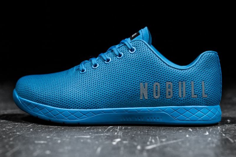 Blue Men's Nobull Bright Trainers | FTXZGQ-753