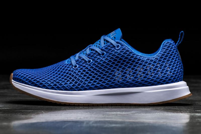 Blue Men's Nobull Cobalt Mesh Running Shoes | JORCKU-763