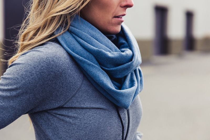 Blue Men's Nobull To & From Infinity Scarves | FQTRHX-315