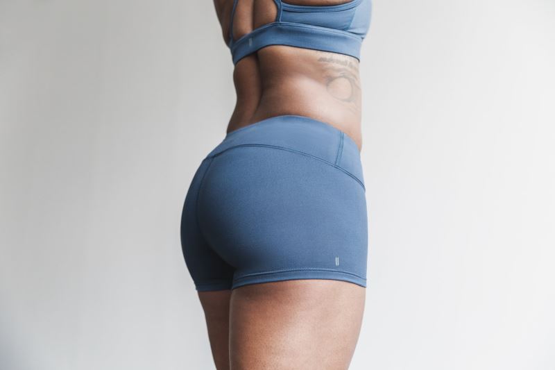 Blue Women's Nobull 2" Matte Shorts | JUFVCK-543