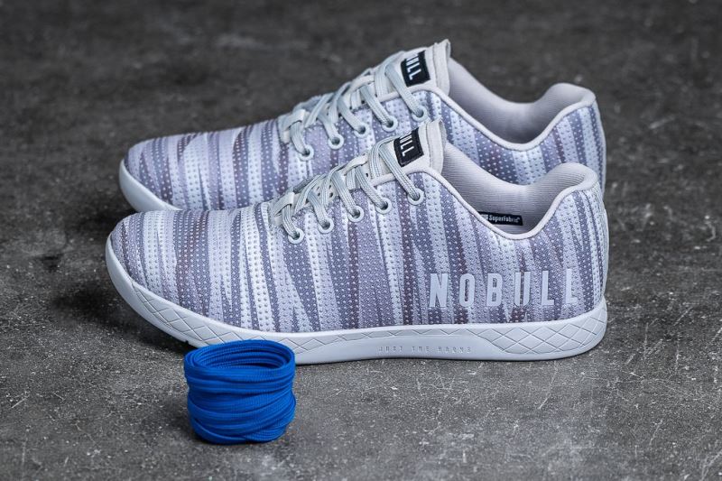 Blue Women's Nobull Matrix Burst Trainers | PRTUFH-831