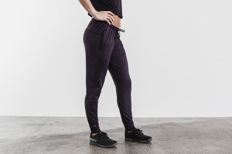 Brown Women's Nobull Adjustable Joggers | VYCDKF-172