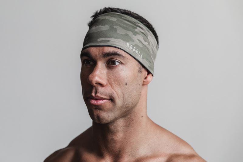 Camouflage Men's Nobull 4" Headbands | VSPQIY-361