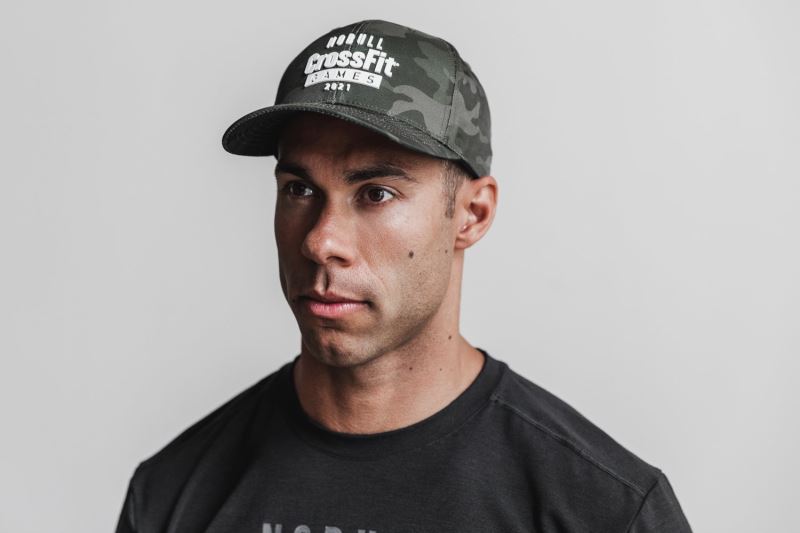 Camouflage Men's Nobull Crossfit Games 2021 Classic Hats | INTLJX-742