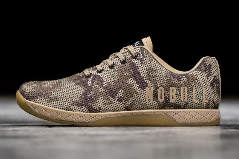 Camouflage Men's Nobull Woodstock Trainers | IHXWDF-589