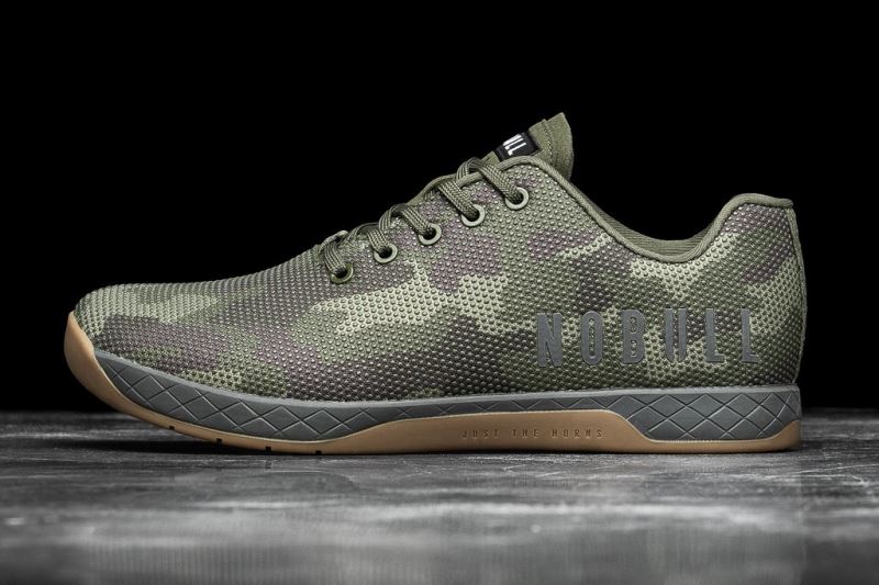 Camouflage Women's Nobull Forest Trainers | YLVMBJ-910