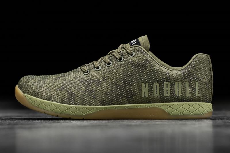 Camouflage Women's Nobull Moss Trainers | DAHBGC-126