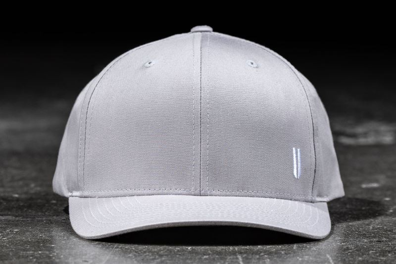 Grey Men's Nobull Horns Classic Hats | TLQRBC-682