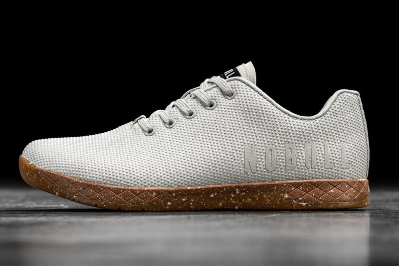 Grey Men's Nobull Moon Rock Speckle Trainers | SXNWDU-516