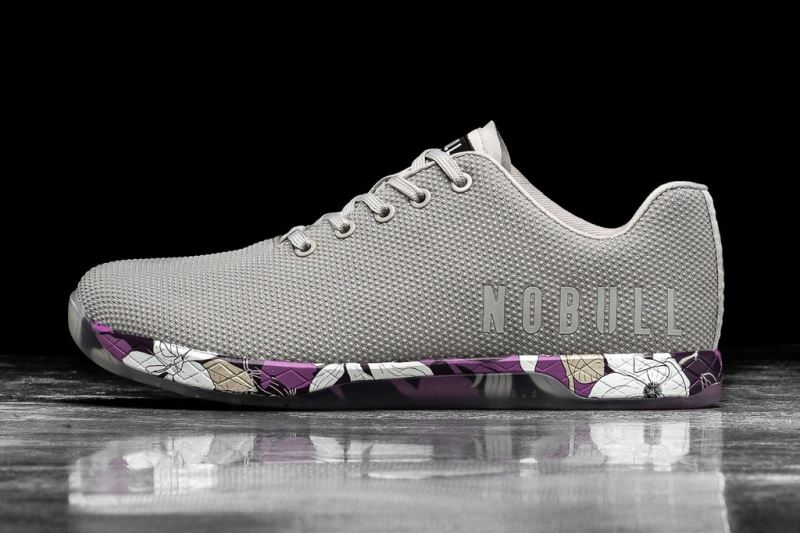 Grey Women's Nobull Arctic Magnolia Trainers | YSLORZ-578