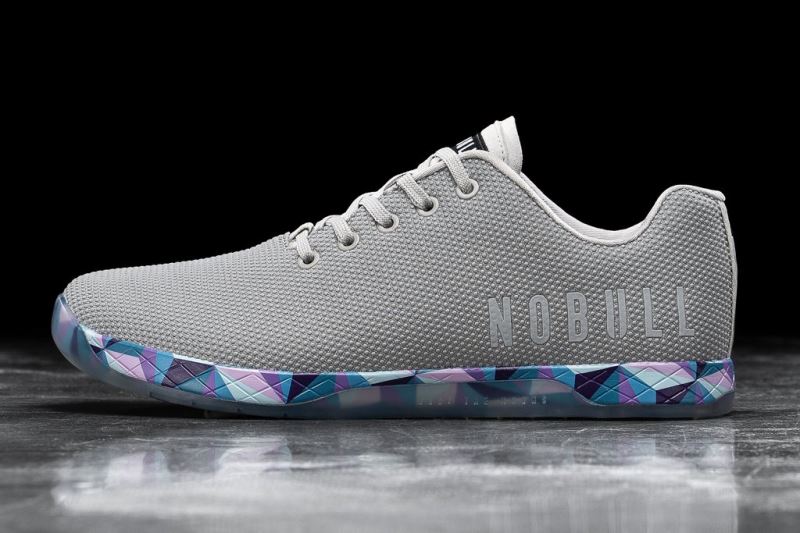 Grey Women's Nobull Arctic Prism Trainers | TDINRS-513