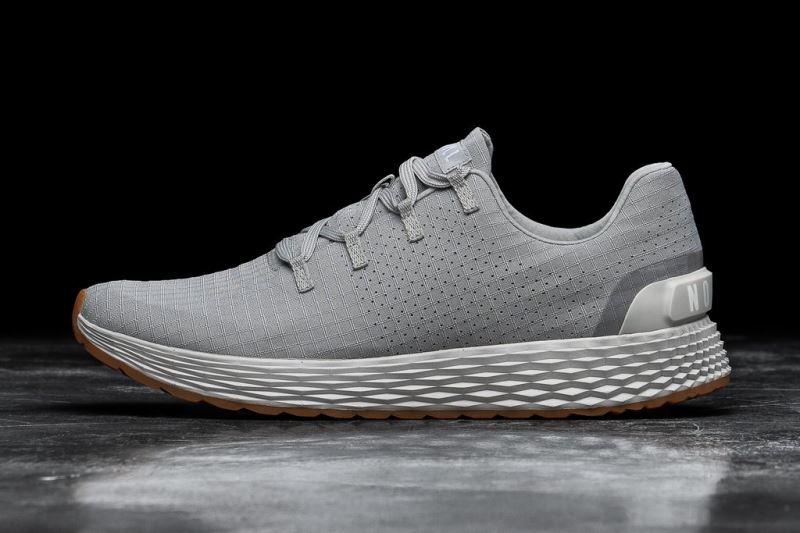 Grey Women's Nobull Arctic Ripstop Running Shoes | DUJVHS-547