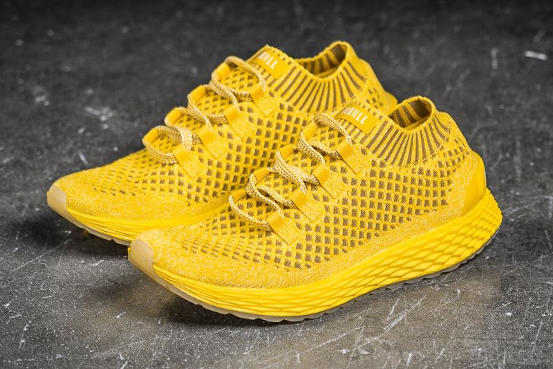 Lemon Men's Nobull Drop Knit Running Shoes | AKYFJW-296