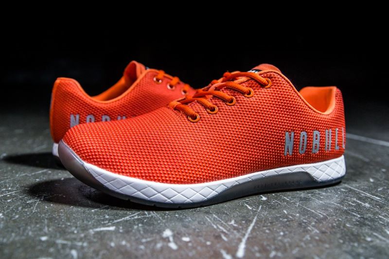 Orange Men's Nobull Bright Trainers | XQHMPO-085