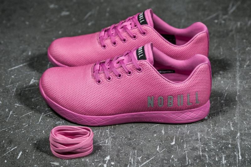 Pink Men's Nobull Bright Trainers | ROXHYS-953