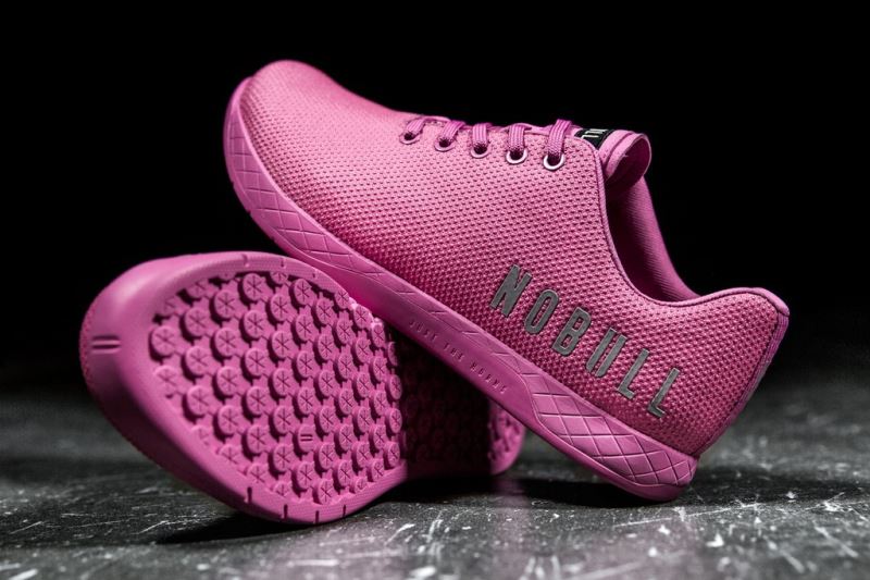 Pink Women's Nobull Bright Trainers | IBKOLY-491