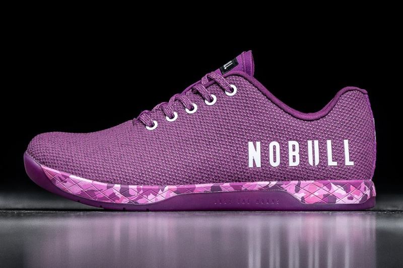 Purple Men's Nobull Heather Trainers | CFGIDS-478