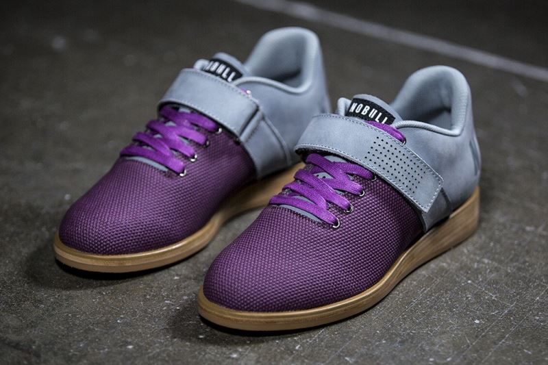 Purple Women's Nobull Lifter Trainers | WBACFQ-584