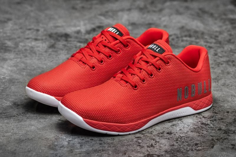 Red Men's Nobull Alert Trainers | VIRWFB-124