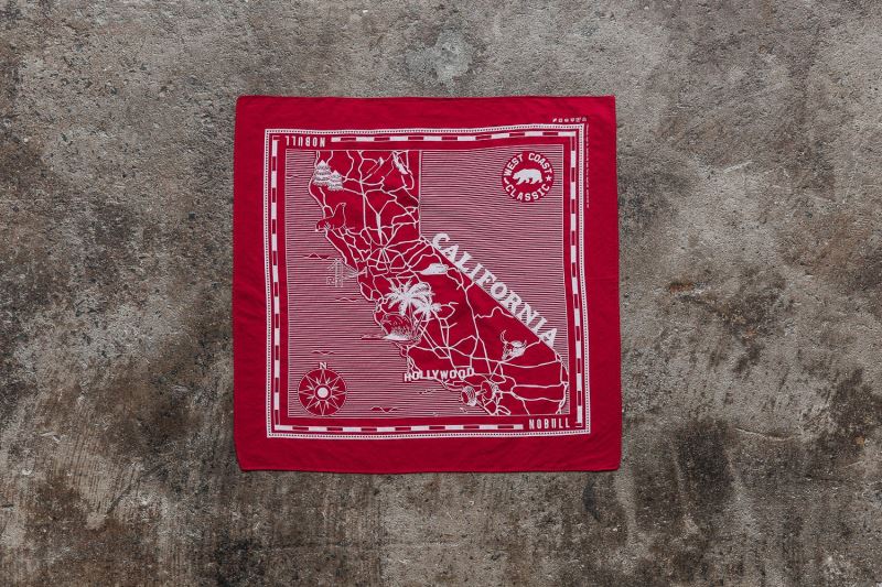 Red Men's Nobull Bandana Scarves | WBQVXC-214