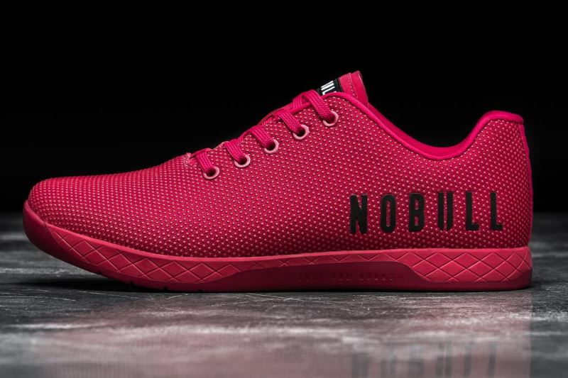 Red Women's Nobull Magenta Trainers | YNXJPO-765