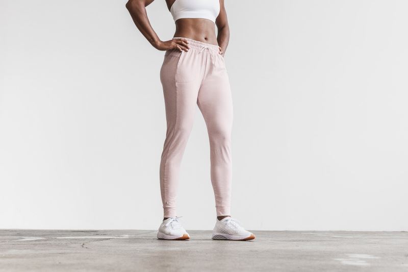 Rose Women's Nobull Adjustable Joggers | DMGRAY-305