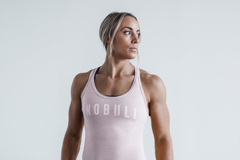 Rose Women's Nobull Racerback Seasonal Colors Tanks | TSEYQN-460