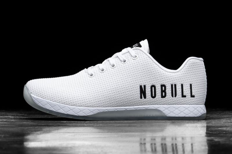 White Men's Nobull Crossfit Trainers | JBXFKA-596